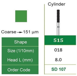 فرز الماسه تراش اسمدنت - Smedent Cylinder 515